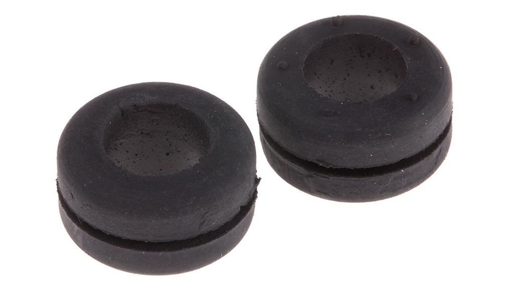 Cable Grommet, 8mm, Black